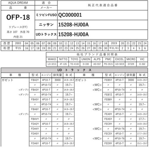 PLATINUM オイルフィルター