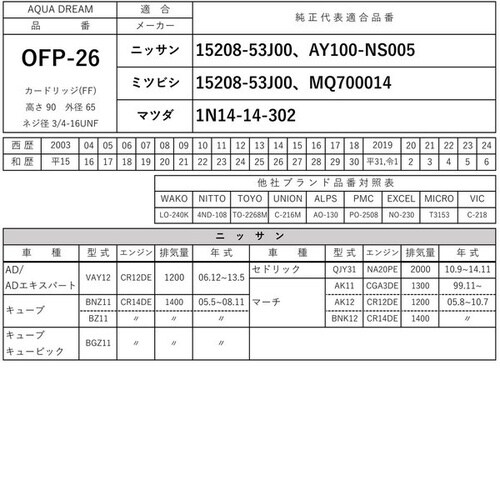 PLATINUM オイルフィルター