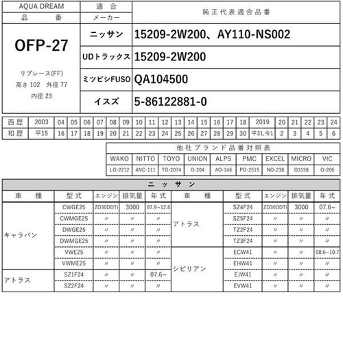 PLATINUM オイルフィルター