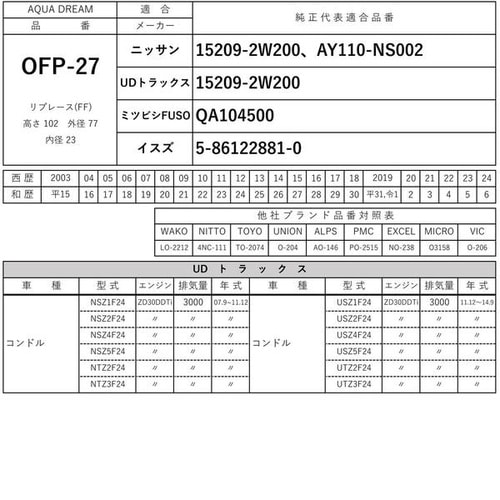 PLATINUM オイルフィルター