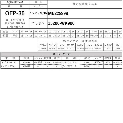 PLATINUM オイルフィルター