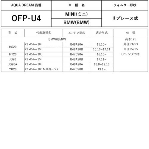 PLATINUM オイルフィルター MINI