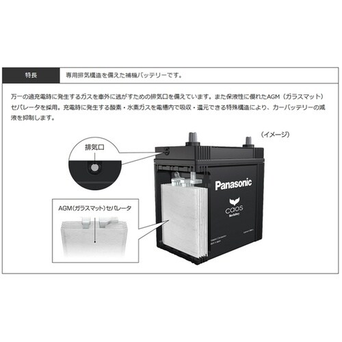 国産車用カーバッテリー ハイブリッド車(補機)用