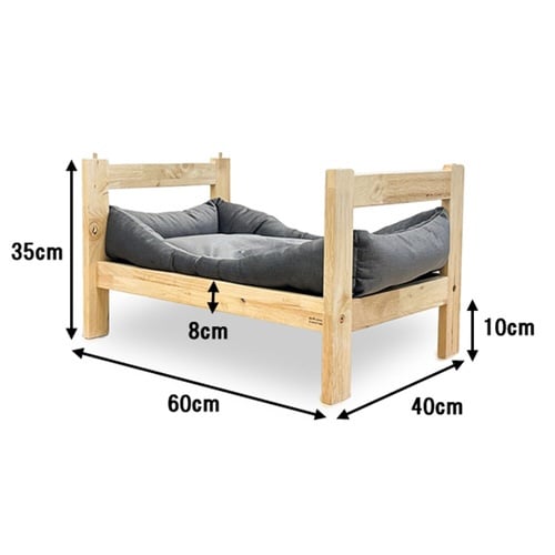 天然木を使用した猫家具 ベッド (積み重