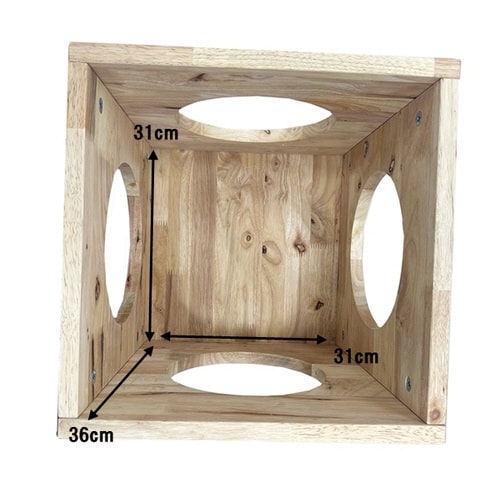天然木を使用した猫家具 スツール