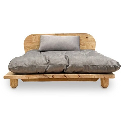 天然木を使用した猫家具 ローベッド