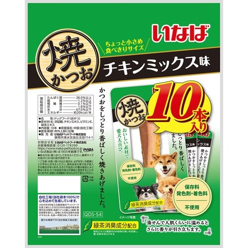 いなば 焼かつお チキンミックス味