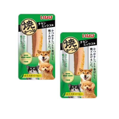 いなば 焼かつお チキンミックス味