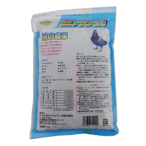 エクセル 鳩の食事