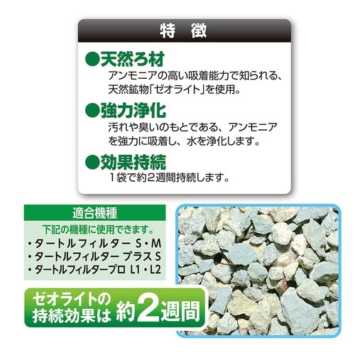 水作タートルフィルタープラス交換ろ材