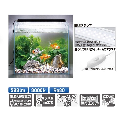 ライトアップWIDE300ホワイト×2