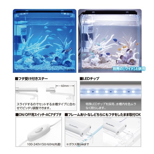 ライトアップSLIM300マリンホワイト×2