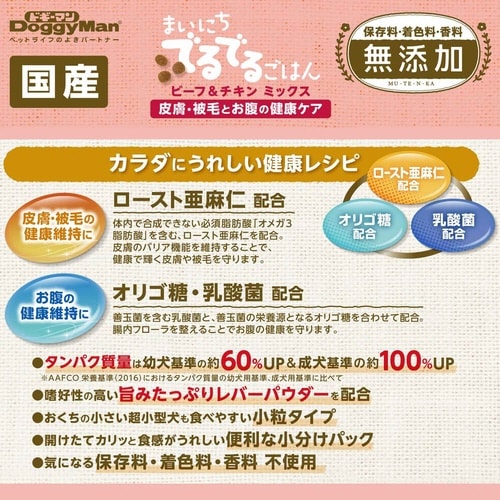 まいにちでるでるごはん 皮膚・被毛とお腹