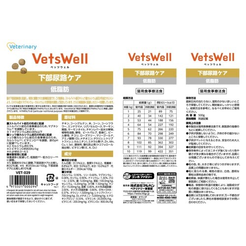 ベッツウェル 猫用食事療法食 下部尿路ケ