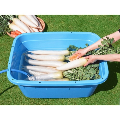 角型タライ 120L 水抜き栓付き