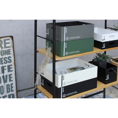 収納ボックス B4 サイズ ホワイト