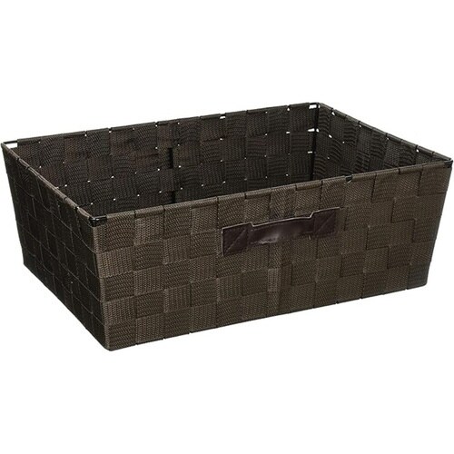 バスケット 浅型 PPテープバスケット 約