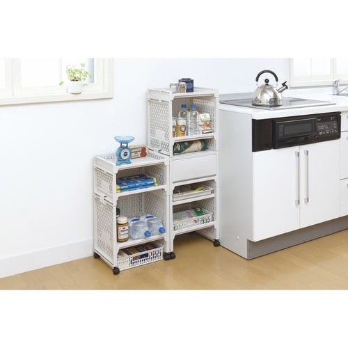 ラック L ベージュ