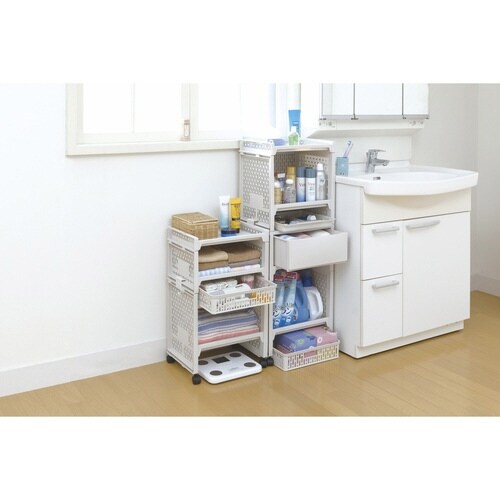 ラック L ベージュ