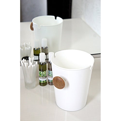 ゴミ箱 1L フェニール S ふた付き ホワイト