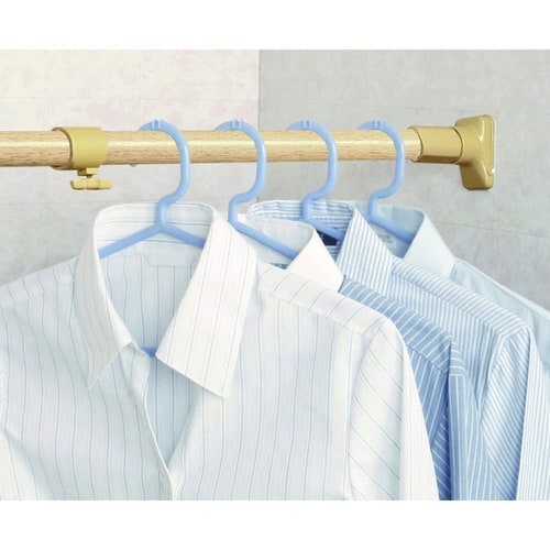 突っ張り棒 ニュー突ぱり強力ポール 小 木調