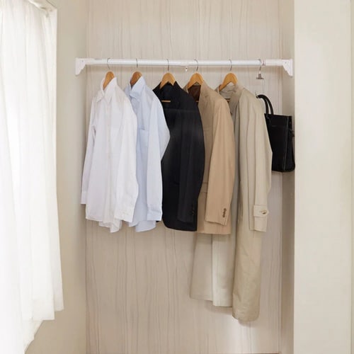 突っ張り棒 取付幅:75から110cm 小