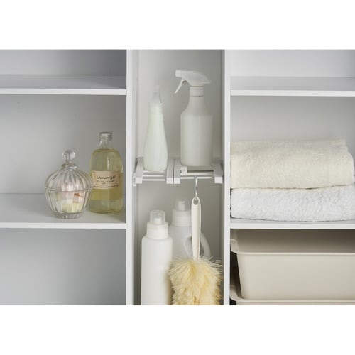 つっぱり棚 突ぱりすき間棚 ワイド 中