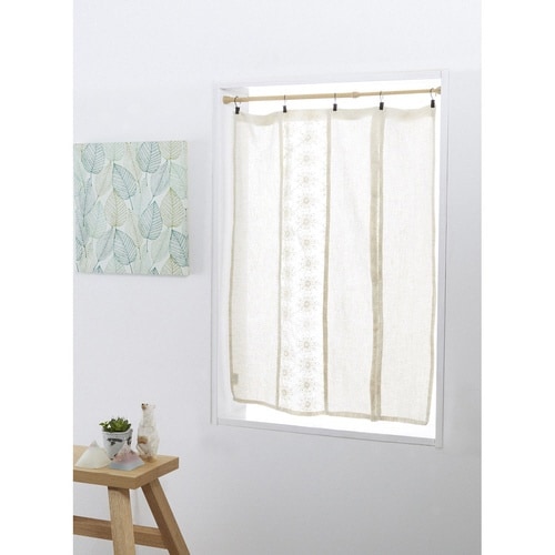 突っ張り棒 取付幅:42から66cm ミニS 木調