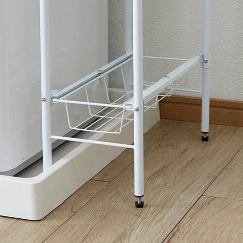 隙間収納 洗面所 洗濯機サイドラック