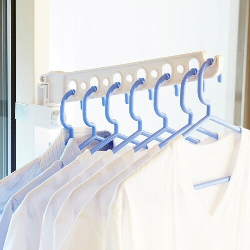 室内物干し 窓枠ハンガー ハンガー物干し ネジ固定