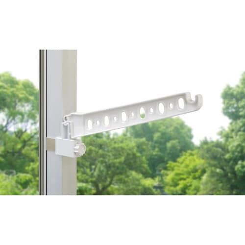 室内物干し 窓枠ハンガー ハンガー物干し ネジ固定