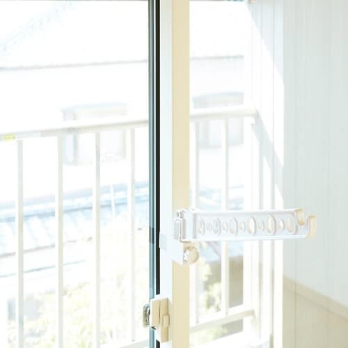 室内物干し 窓枠ハンガー ハンガー物干し ネジ固定