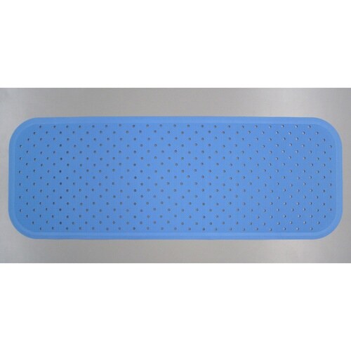 浴槽マット 滑りを防ぐ浴槽マット ロング ブルー