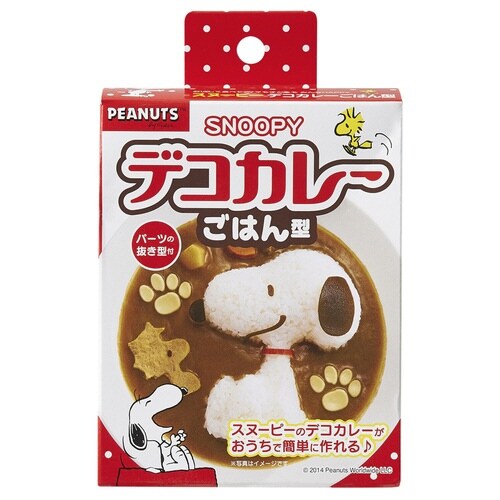 ご飯抜き型 スヌーピー デコカレーごはん型 デコ型