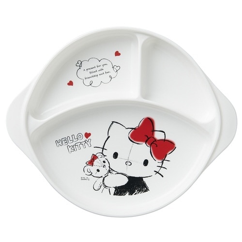 ランチ皿 ハローキティ スケッチデザイン 深型