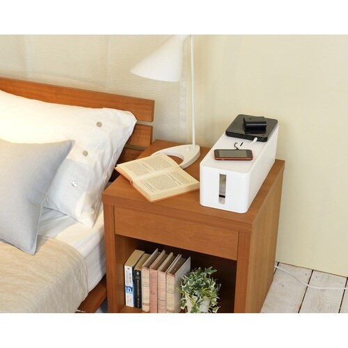 ケーブルボックス コード ケーブル 収納 ホワイト