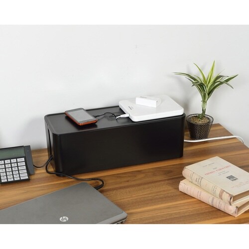 ケーブルボックス コード ケーブル 収納 ブラック