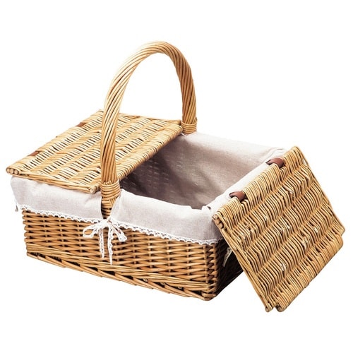 ピクニックバスケット かごバッグ 煮柳バスケット