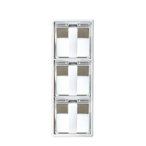 調味料ストッカー 3個組 スパイスラック付き