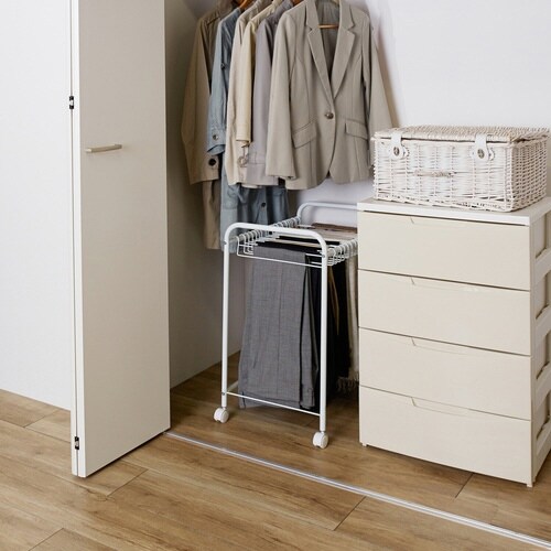 スラックス ラック 収納 20本掛 奥行55cm