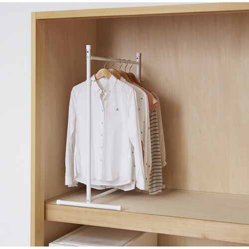 押入れ収納 伸縮押入れハンガー ハンガーラック