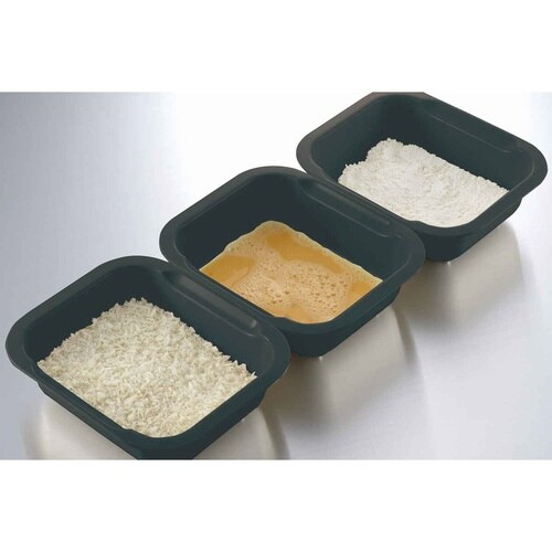 ザル&ボウル3点セット M 角型 ダークグレー