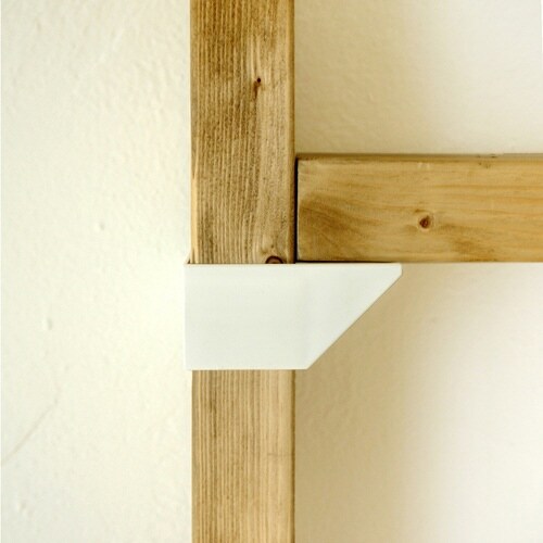 棚受 シングル LABRICO オフホワイト