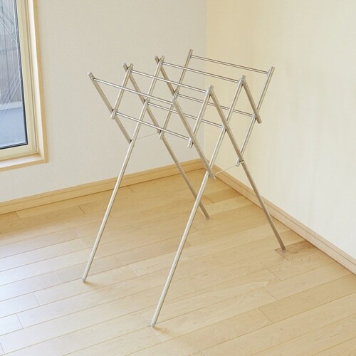 物干し 室内 伸縮ステンレス物干し