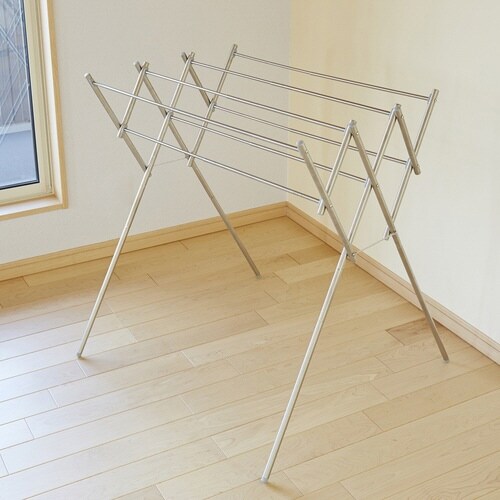 物干し 室内 伸縮ステンレス物干し