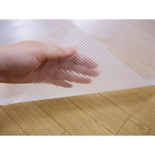 キッチンマット 拭ける 60×240cm クリア