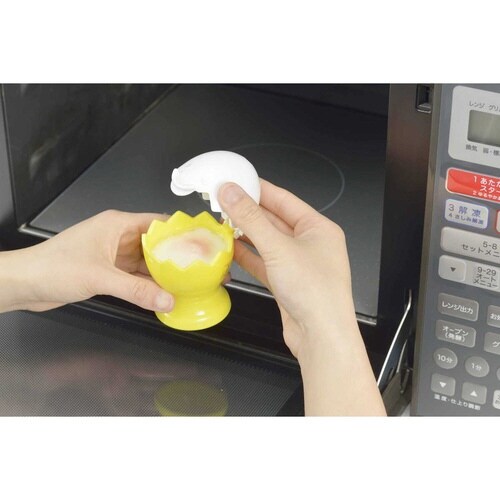 半熟たまご調理器 電子レンジ対応 レジたまちゃん
