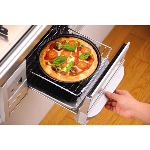 オーブントレー 丸型 鉄製 ピザ焼きトレー