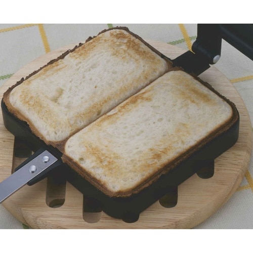ホットサンドメーカー ガス火専用 両面焼き 直火