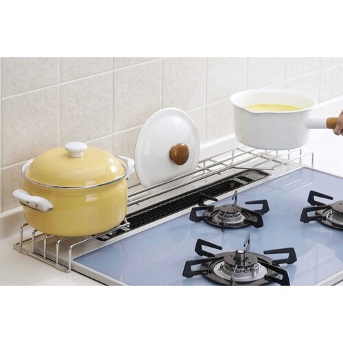 コンロ奥ラック ステンレスコンロ奥ラック